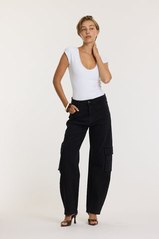 BRIELLE - Jean cargo barrel