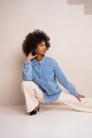 VICKY - Veste chemise boutonnée