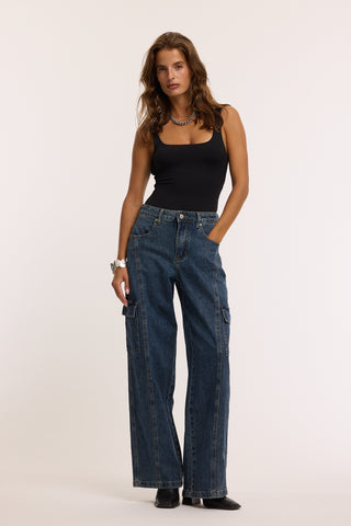 AINSLEY - Jean cargo