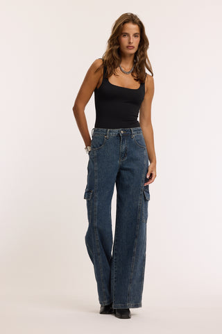 AINSLEY - Jean cargo